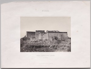 Grand Temple D’Isis, à Philoe (vue générale prise du nord), Nubie