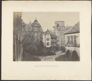 Grande Cour du Château d'Heidelberg.