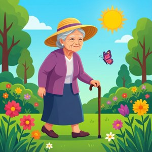 Grandma's Garden Walk