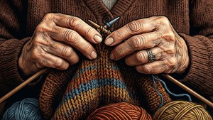 Grandma's Knitting Hands