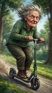 Grandma's Scooter Dash