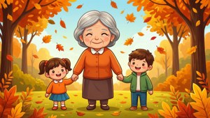 Grandma with Grandkids