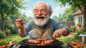 Grandpa BBQ Fun