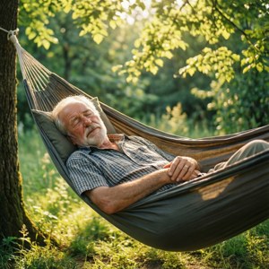 Grandpa Hammock Nap