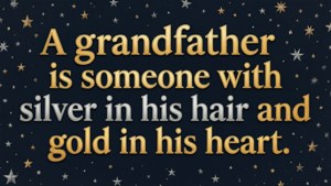 Grandpa Quote Typography