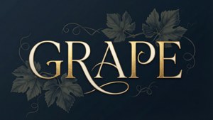 Grape Typography