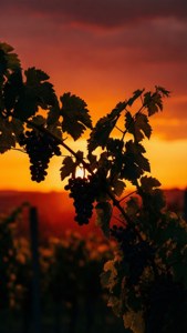 Grape Vine Sunset