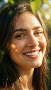 Grateful Smile Portrait