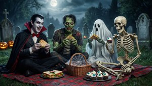 Graveyard Picnic Party