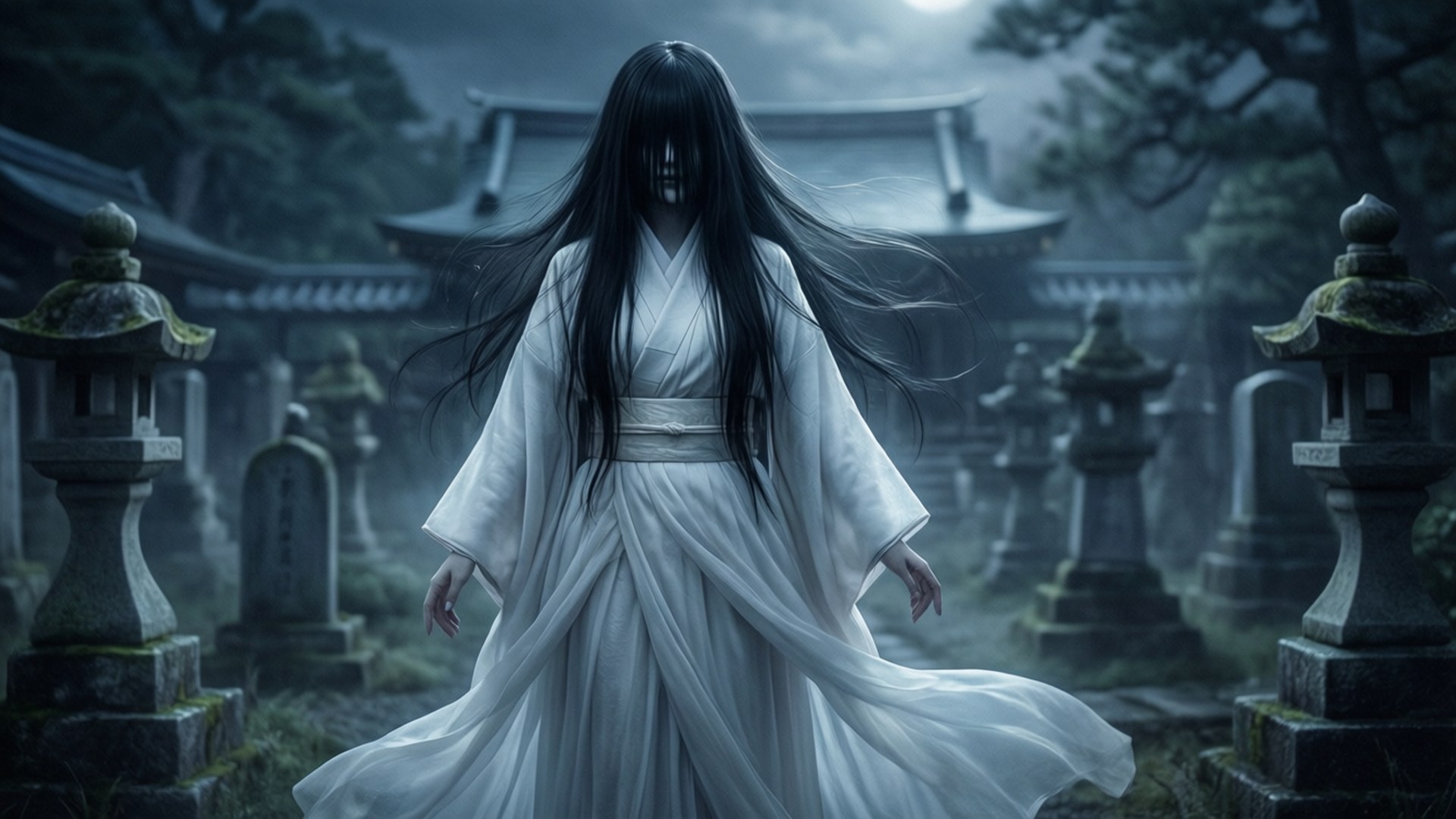 Graveyard Specter by Wallpapers.art Studio
