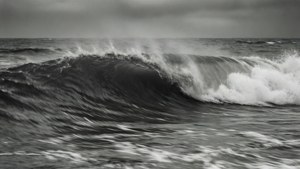Gray Ocean Waves