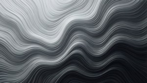 Gray Wavy Lines Abstract