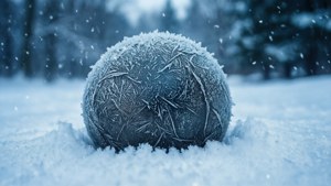 Great Ball in Winter Snow