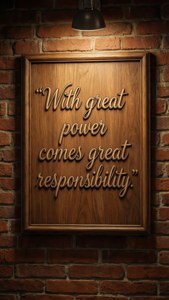 Great Power Plaque