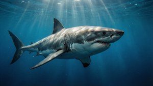 Great White Shark Deep