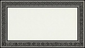 Greek Key Meander Border