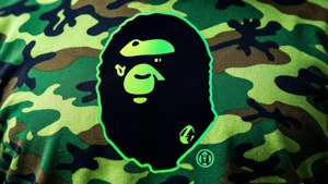 Green Camo Ape Head