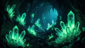 Green Crystals Cool Pictures