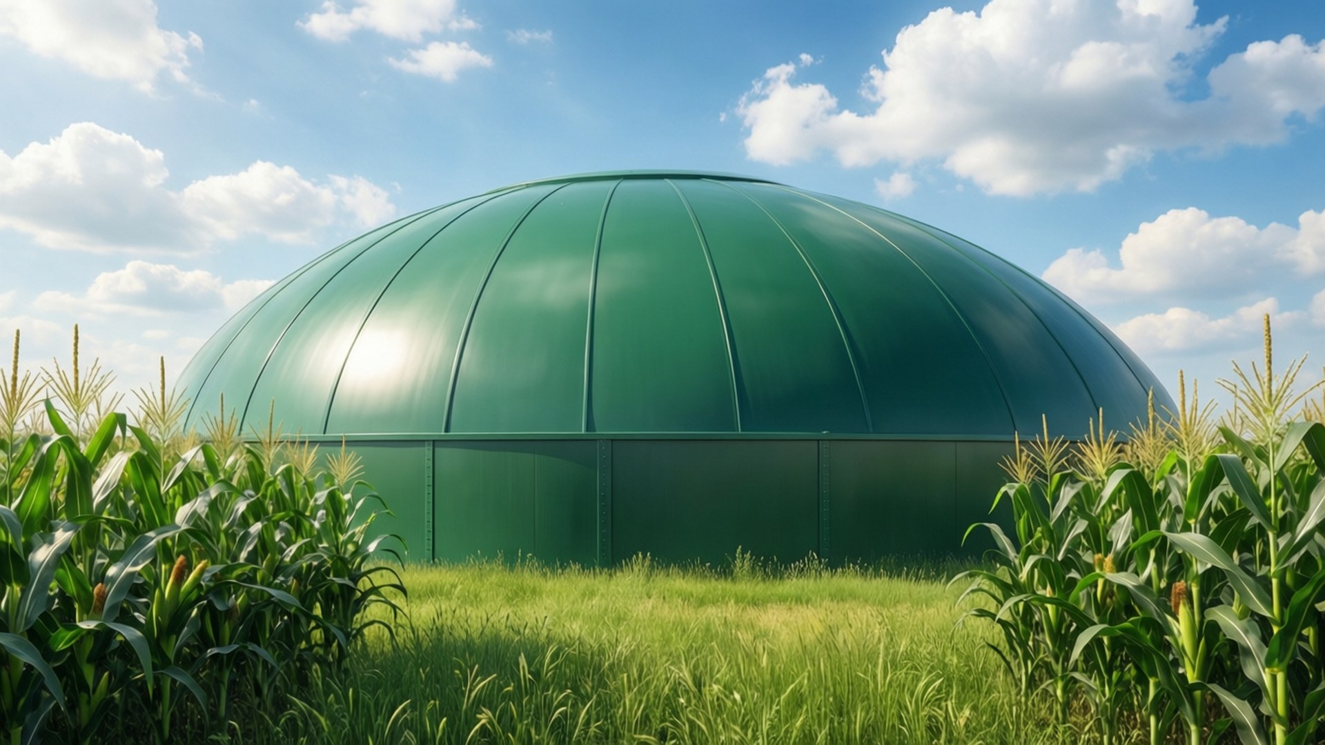 Green Dome Digester by Wallpapers.art Studio