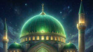 Green Dome Starry Night