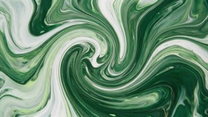 Green Fluid Abstract