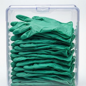 Green Glove Dispenser