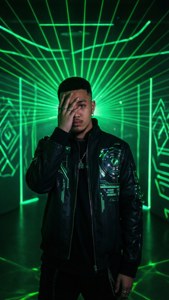 Green Laser Cyberpunk