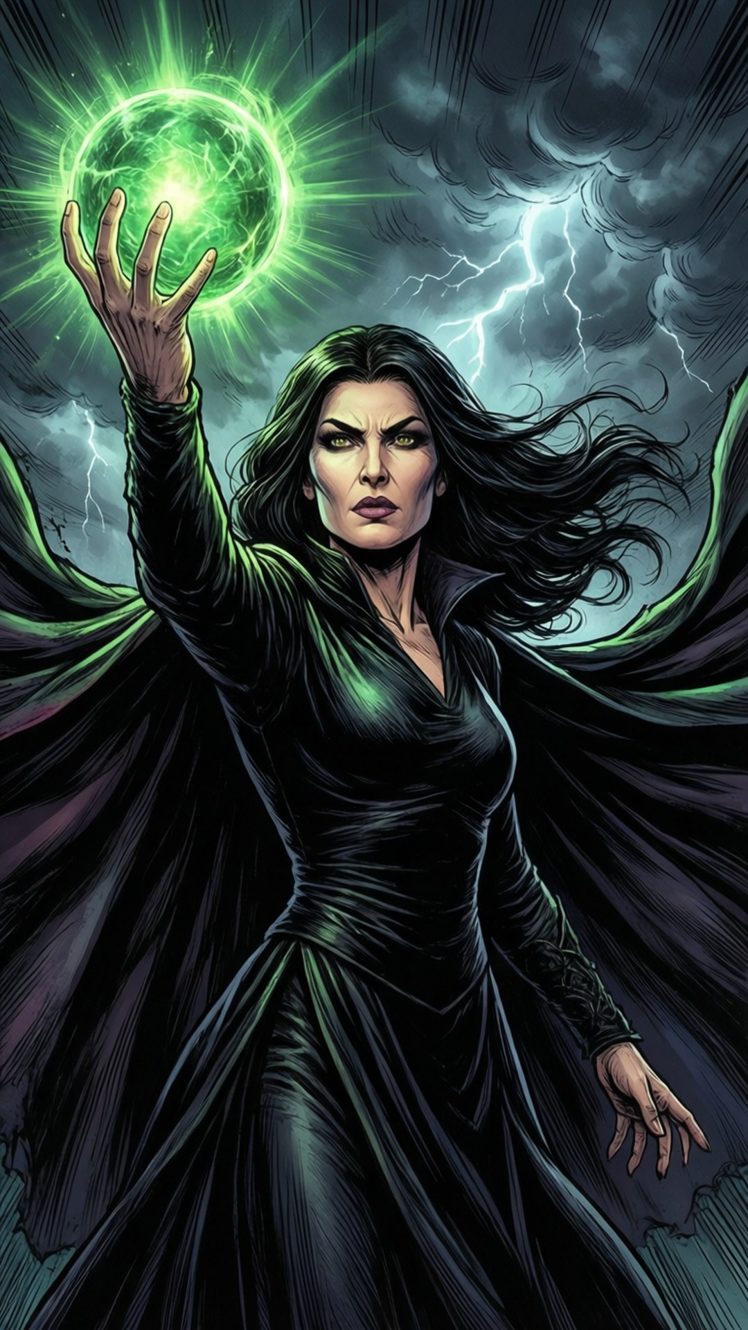 Green Orb of Power by Wallpapers.art Studio