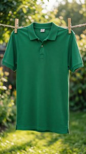 Green Polo Mockup Clipped