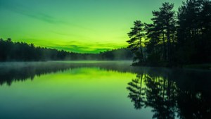 Green Twilight Lake