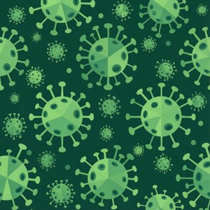 Green Virus Pattern