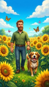 Greg's Sunflower Walk