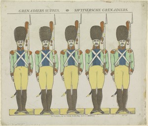 Grenadiers Suisses / Switsersche grenadiers