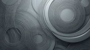 Grey Abstract Circles