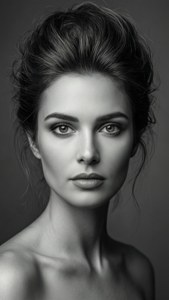 Grey Editorial Portrait
