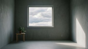 Grey Minimalist Room