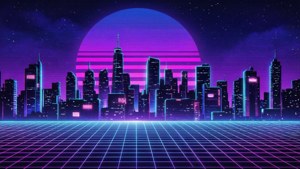 Grid City Skyline