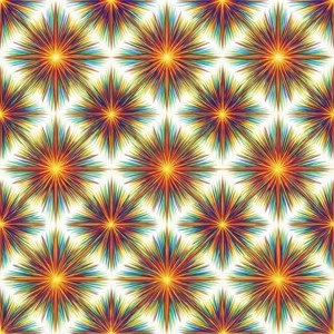 Grid Starburst Pattern