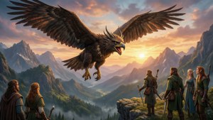 Griffin Over the Mountains
