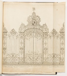 Grillage pose a la Chapelle de Monseigr le Cardinal de Lorraine fondateur de l’Insigne Eglise Primatiale de Lorraine; et un pareil à celle de Mr de Bouzey Grand Doyen de la même Eglise Primatiale de Nancy.