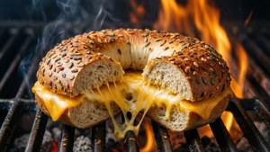 Grilled Cheese Bagel