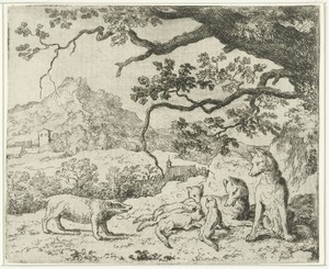 Grimbeert de das dagvaardt Reinaert de vos