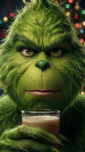 Grinch's Eggnog Toast