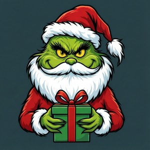 Grinch Santa Disguise