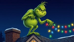 Grinch Stealing Lights