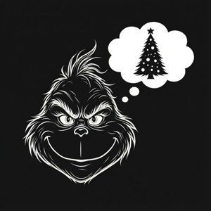 Grinch Thinking of Tree