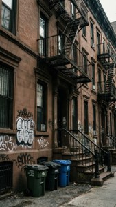 Gritty Brownstone Alley