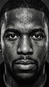 Gritty Close-Up Sweat