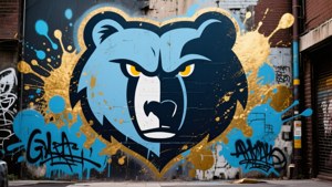 Gritty Grizzly Mascot