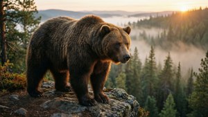 Grizzly at Dawn